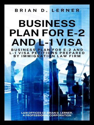 cover image of Business Plan for E-2 and L-1 Visa